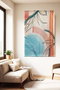 Wallity Polybaby 2 Pintura Decorativa de Poliéster Multicolor 70 x 120 cm